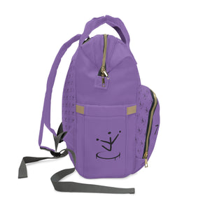 I Jump Instead Trophy Backpack - Lavish Purple w/ Black Logo
