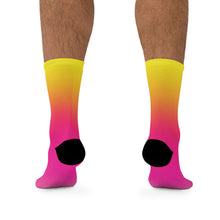 Load image into Gallery viewer, I Jump Instead Dress Socks - Yellow Gradient

