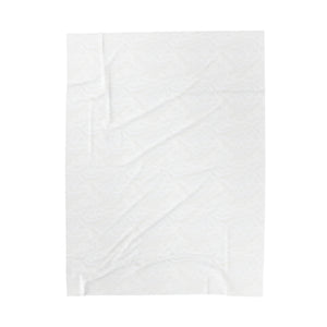 I Jump Instead Plush Blanket - Modern Black w/ White Logo