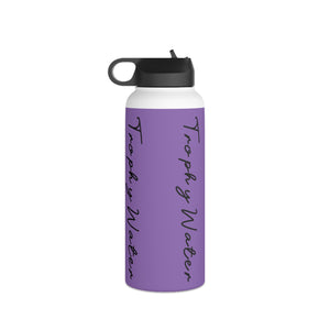 I Jump Instead Stainless Steel Water Bottle - Lavish Purple w/ Black Logo