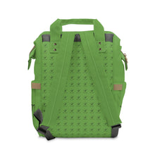 Load image into Gallery viewer, I Jump Instead Trophy Backpack - Earthy Green w/ Black Logo
