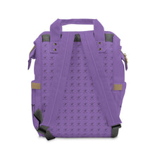 Load image into Gallery viewer, I Jump Instead Trophy Backpack - Lavish Purple w/ Black Logo
