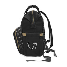 Load image into Gallery viewer, I Jump Instead Trophy Backpack - Modern Black w/ White Logo
