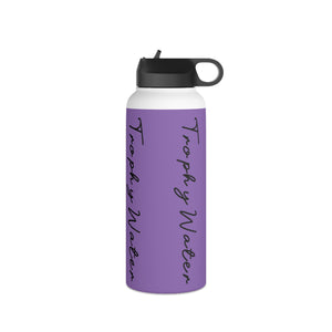 I Jump Instead Stainless Steel Water Bottle - Lavish Purple w/ Black Logo
