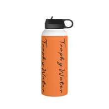 Load image into Gallery viewer, I Jump Instead Stainless Steel Water Bottle - Tangerine Orange w/ Black Logo
