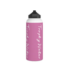 Load image into Gallery viewer, I Jump Instead Stainless Steel Water Bottle - Blush Pink w/ White Logo
