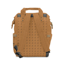Load image into Gallery viewer, I Jump Instead Trophy Backpack - Toffee w/ Black Logo
