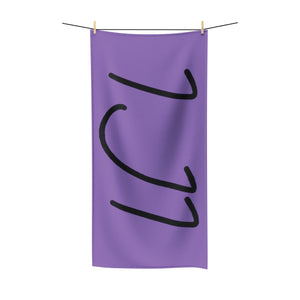 IJI Beach Towel - Lavish Purple w/ Black Logo