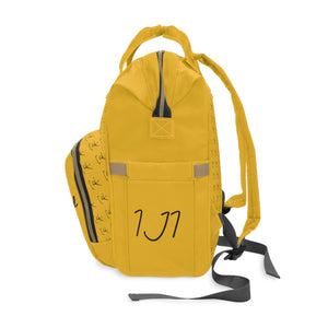 I Jump Instead Trophy Backpack - Zesty Lemon w/ Black Logo