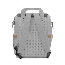 Load image into Gallery viewer, I Jump Instead Trophy Backpack - Airy Grey w/ Black Logo
