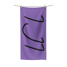 Load image into Gallery viewer, IJI Beach Towel - Lavish Purple w/ Black Logo
