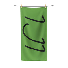 Load image into Gallery viewer, IJI Beach Towel - Earthy Green w/ Black Logo
