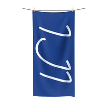 Load image into Gallery viewer, IJI Beach Towel - Moody Blue w/ White Logo
