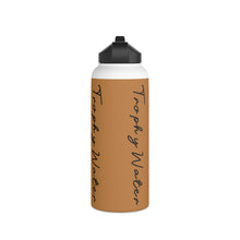 Load image into Gallery viewer, I Jump Instead Stainless Steel Water Bottle - Toffee w/ Black Logo
