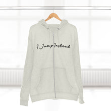 Load image into Gallery viewer, I Jump Instead Unisex Full Zip Hoodie - Oatmeal Heather
