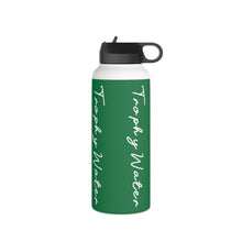 Load image into Gallery viewer, I Jump Instead Stainless Steel Water Bottle - Evergreen w/ White Logo
