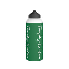 Load image into Gallery viewer, I Jump Instead Stainless Steel Water Bottle - Evergreen w/ White Logo
