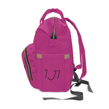 Load image into Gallery viewer, I Jump Instead Trophy Backpack - Magenta w/ Black Logo
