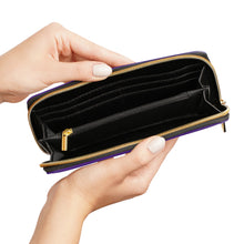 Load image into Gallery viewer, I Jump Instead Trophy Wallet - Polished Purple w/ White Logo
