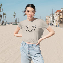 Load image into Gallery viewer, Women&#39;s I Jump Instead Silky Cropped Tee
