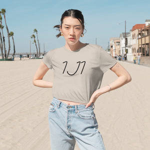 Women's I Jump Instead Silky Cropped Tee
