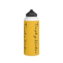 Load image into Gallery viewer, I Jump Instead Stainless Steel Water Bottle - Zesty Lemon w/ Black Logo

