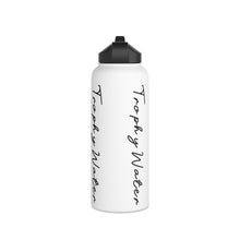Load image into Gallery viewer, I Jump Instead Stainless Steel Water Bottle - Crispy White w/ Black Logo
