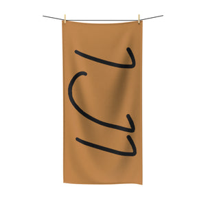 IJI Beach Towel - Toffee w/ Black Logo