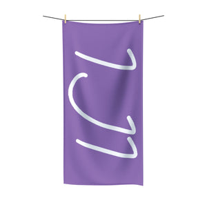 IJI Beach Towel - Lavish Purple w/ White Logo