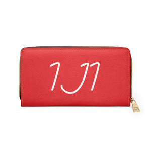 I Jump Instead Trophy Wallet - Showstopper Red w/ White Logo