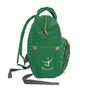 I Jump Instead Trophy Backpack - Evergreen w/ White Logo