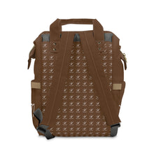 Load image into Gallery viewer, I Jump Instead Trophy Backpack - Cocoa Brown w/ White Logo
