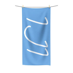 IJI Beach Towel - Baby Blue w/ White Logo