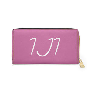 I Jump Instead Trophy Wallet - Blush Pink w/ White Logo