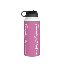 Load image into Gallery viewer, I Jump Instead Stainless Steel Water Bottle - Blush Pink w/ White Logo
