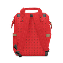 Load image into Gallery viewer, I Jump Instead Trophy Backpack - Showstopper Red w/ Black Logo
