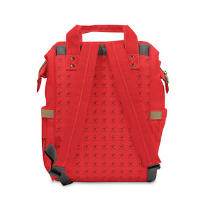 I Jump Instead Trophy Backpack - Showstopper Red w/ Black Logo
