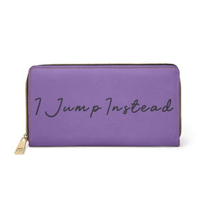 I Jump Instead Trophy Wallet - Lavish Purple w/ Black Logo