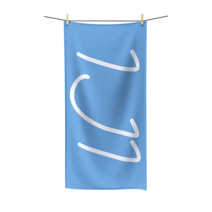 IJI Beach Towel - Baby Blue w/ White Logo