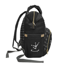 Load image into Gallery viewer, I Jump Instead Trophy Backpack - Modern Black w/ White Logo
