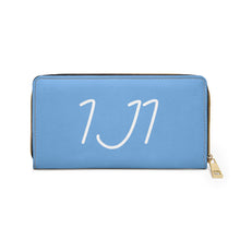 Load image into Gallery viewer, I Jump Instead Trophy Wallet - Baby Blue w/ White Logo
