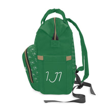 Load image into Gallery viewer, I Jump Instead Trophy Backpack - Evergreen w/ White Logo
