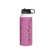 Load image into Gallery viewer, I Jump Instead Stainless Steel Water Bottle - Blush Pink w/ Black Logo
