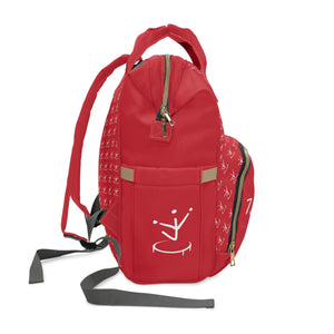 I Jump Instead Trophy Backpack - Crimson Red w/ White Logo
